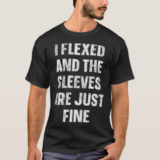 Trainingsübungen Flex Sleeves sind feine Gym Man W T-Shirt