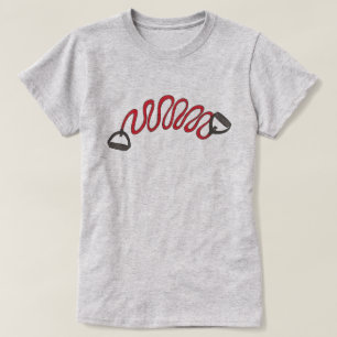 Trainingsübungen Resistance Band Fitness Athlete T-Shirt