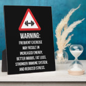 Trainingsvorteile - Warnung - Motivierend Training Fotoplatte (Seite)