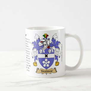 Trainor, der Ursprung, die Bedeutung und das Kaffeetasse