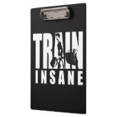 TRAINSANE - Aufzug - Gymnastiktraining Motivierend Klemmbrett (Links)