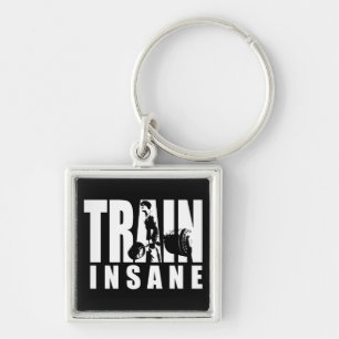 TRAINSANE - Aufzug - Gymnastiktraining Motivierend Schlüsselanhänger
