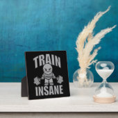 TRAINSANE - Workout Cartoon Anime Motivierend Fotoplatte (InSitu)