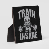 TRAINSANE - Workout Cartoon Anime Motivierend Fotoplatte (Vorderseite)