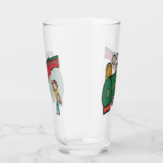 Trainspotieren Glas (Rechts)