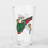Trainspotieren Glas (Vorderseite)