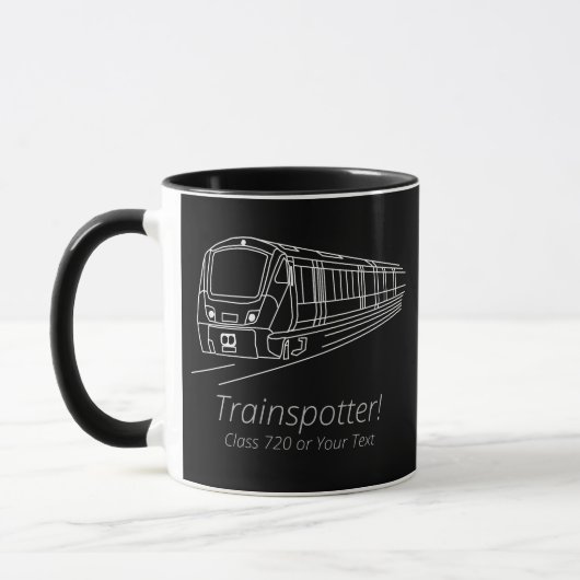 Trainspotter Class 720 UK Eisenbahn Bahn Tasse (Links)