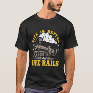 Trainspotter Train Lover Life ist besser auf der R T-Shirt