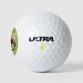 Trait Breton Pferd in der Bretagne Golfball (Logo)