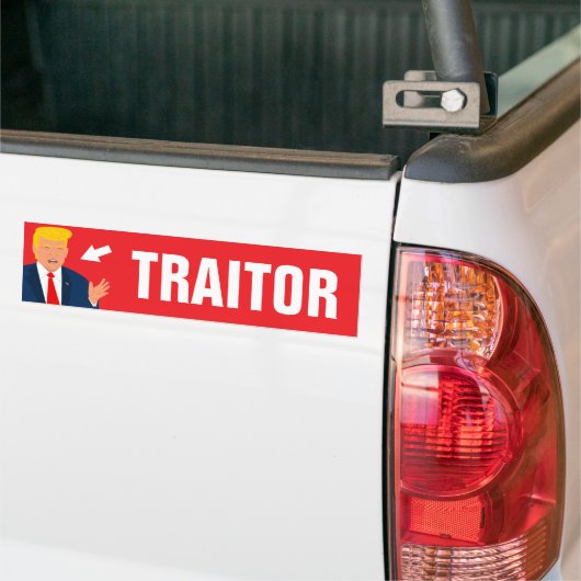 Traitor Anti Trump Car Autoaufkleber (Auf Lkw)