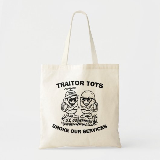 Traitor Tots Brooks Our Services DOGE Tasche (Vorne)