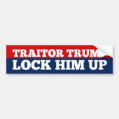 Traitor Trump sperrt ihm auf Autoaufkleber (Vorne)