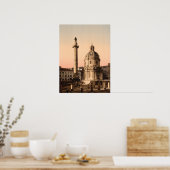 Trajans Column, Rom, Latium, Italien Poster (Küche)