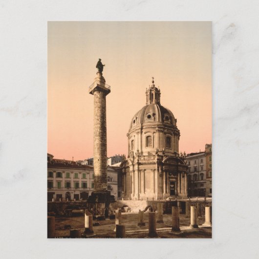 Trajans Column, Rom, Latium, Italien Postkarte (Vorderseite)