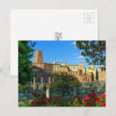 Trajan's forum, Traiani, Roma, Italien Postkarte (Vorne/Hinten)