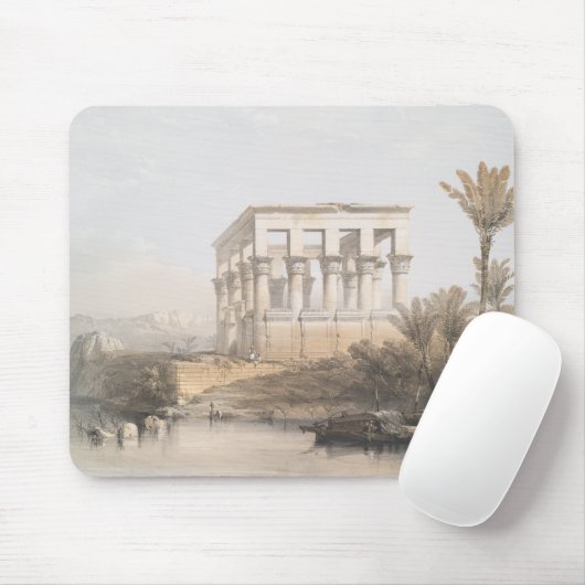 Trajans Kiosk, hypaethral Tempel in Philae Egypt Mousepad (Mit Mouse)