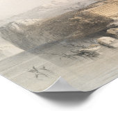 Trajans Kiosk, hypaethral Tempel in Philae Egypt Poster (Ecke)