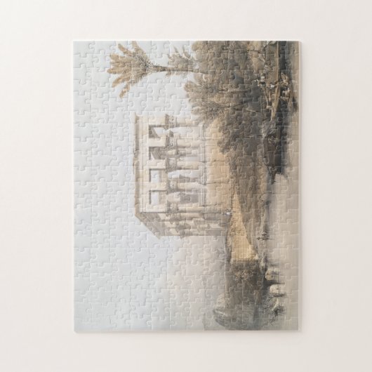 Trajans Kiosk, hypaethral Tempel in Philae Egypt Puzzle (Vertikal)