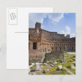 Trajans Markt (Latein: Mercatus Traiani, Postkarte (Vorne/Hinten)