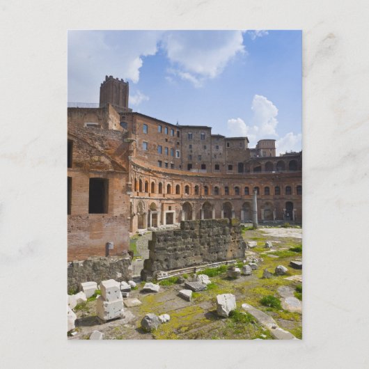 Trajans Markt (Latein: Mercatus Traiani, Postkarte (Vorderseite)