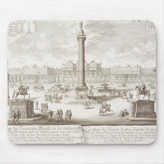 Trajans quadratisches Rom, von 'Entwurf einer Mousepad (Vorne)