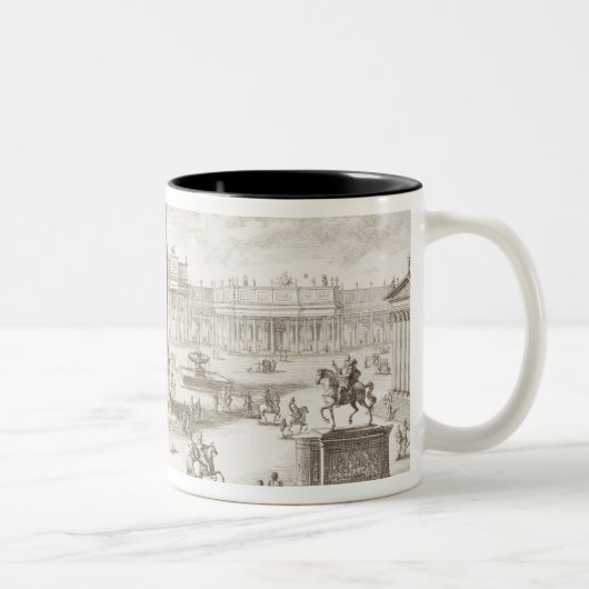 Trajans quadratisches Rom, von 'Entwurf einer Zweifarbige Tasse (Rechts)