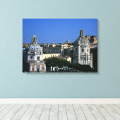 Trajans Säule Rom Italien Leinwanddruck (Insitu (Holzboden))