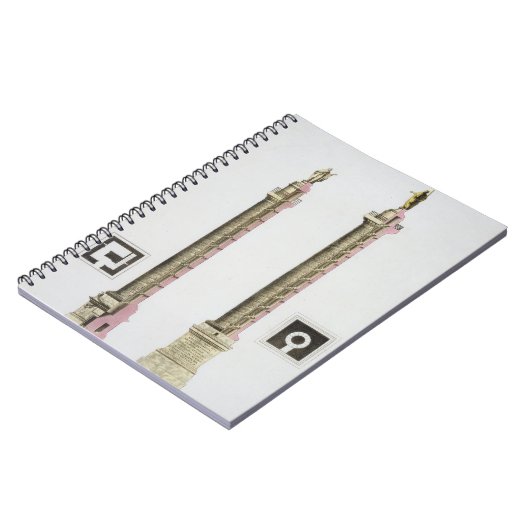 Trajans Spalte, Rom, von 'Le Costume Ancien und Notizblock (Linke Seite)