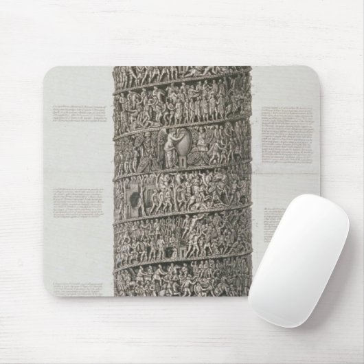 Trajans Spalte (Stich) Mousepad (Mit Mouse)