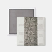 Trajansäule (Gravur) Magnet (Vorderseite/Rückseite)