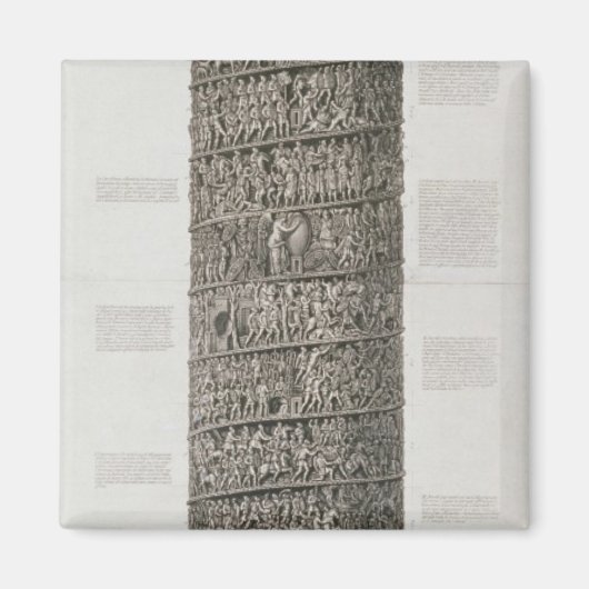 Trajansäule (Gravur) Magnet (Vorne)