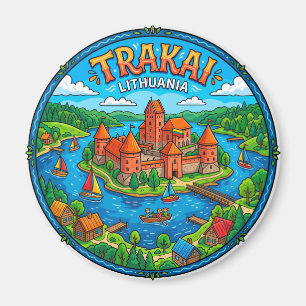 Trakai Historischer Nationalpark Litauen Magnet