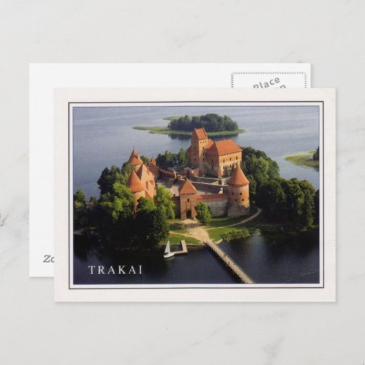 Trakai - Postkarte (Vorne/Hinten)