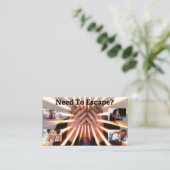 Trakt - Flucht Visitenkarte (Stehend Vorderseite)