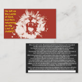 Trakt - Lamm und Lion Visitenkarte (Vorne/Hinten)