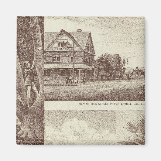 Trakt Pioneer Land Co, Porterville Magnet (Vorne)