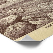 Trakt Pioneer Land Co, Porterville Poster (Ecke)