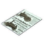 TRAKTIONSBAUERZEUGNISSE FÜR MOTOR MOTOR NOTIZBLOCK (Linke Seite)