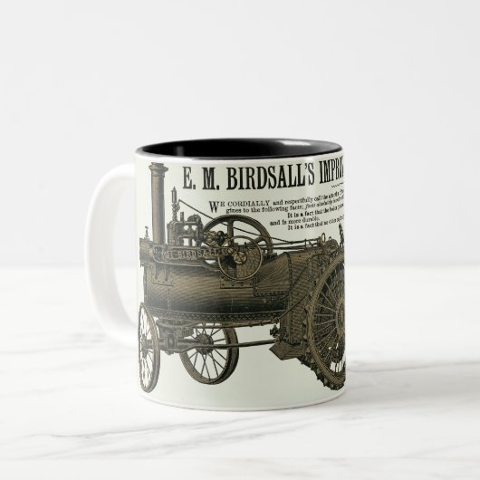 TRAKTIONSBAUERZEUGNISSE FÜR MOTOR MOTOR ZWEIFARBIGE TASSE (Vorderseite Links)