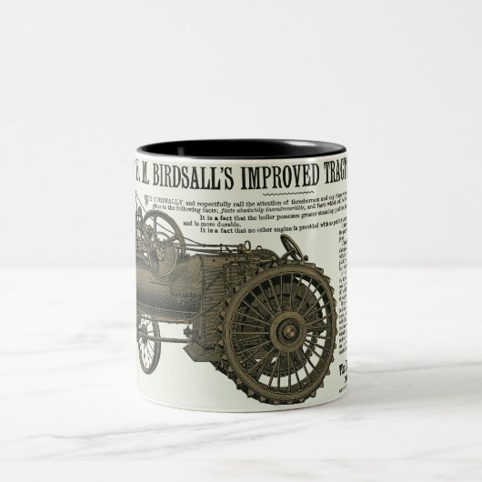 TRAKTIONSBAUERZEUGNISSE FÜR MOTOR MOTOR ZWEIFARBIGE TASSE (Mittel)