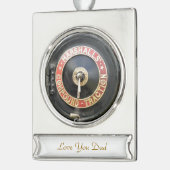 TRAKTIONSMOTOR Banner-Ornament SILBER (Links)