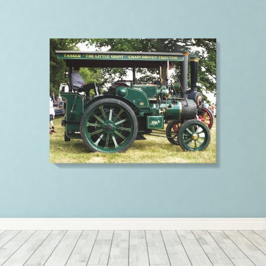 TRAKTIONSMOTOR LEINWANDDRUCK (Insitu (Holzboden))