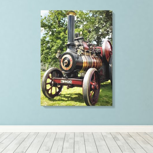 TRAKTIONSMOTOR LEINWANDDRUCK (Insitu (Holzboden))