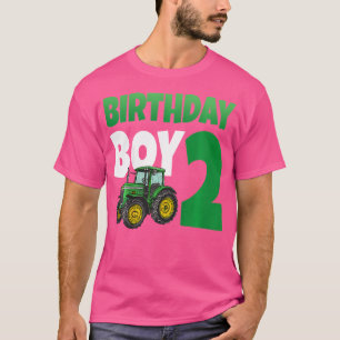 Traktor 2. Geburtstagsfeier für 2-jährige Jungen I T-Shirt