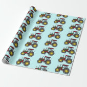Traktor am Holidays Wrapping Paper Geschenkpapier (Ungerollt)