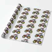 Traktor am Holidays Wrapping Paper Geschenkpapier (Ungerollt)