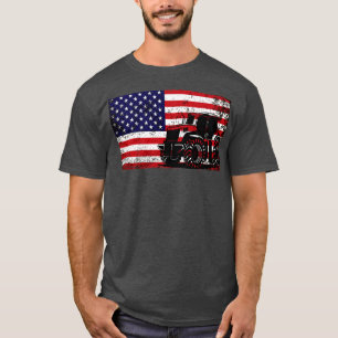 Traktor American Flag patriotische Vintage Landwir T-Shirt