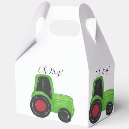 Traktor Baby Boy Geschenkschachtel (Vorderseite)