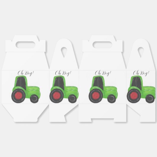 Traktor Baby Boy Geschenkschachtel (Ungeklappt)