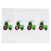Traktor Baby Boy Große Geschenktüte (Rückseite)